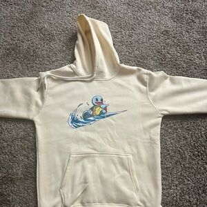 Customized nike squirtle hoodie.. special piece that you wont find too often